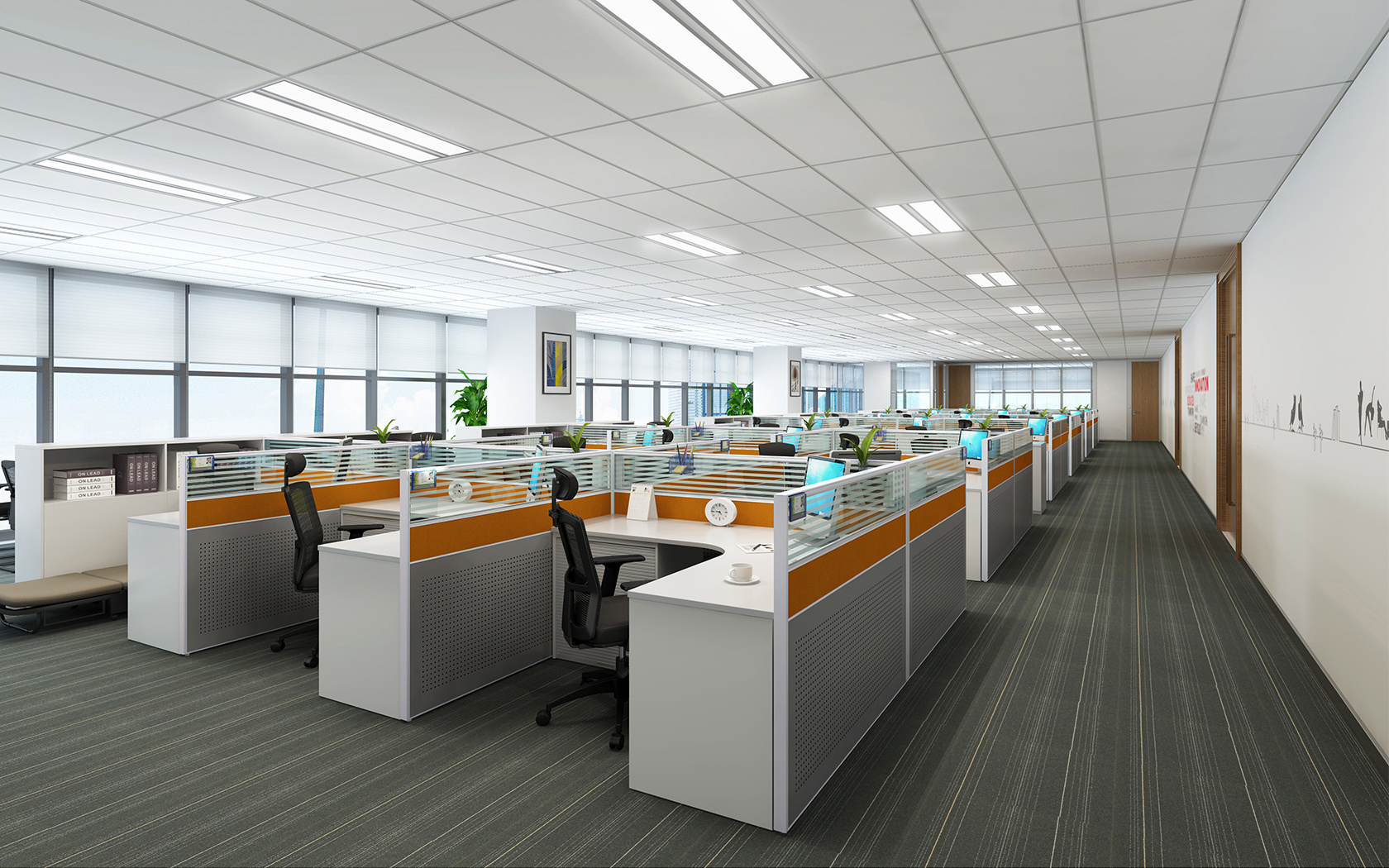 定制办公屏风卡座